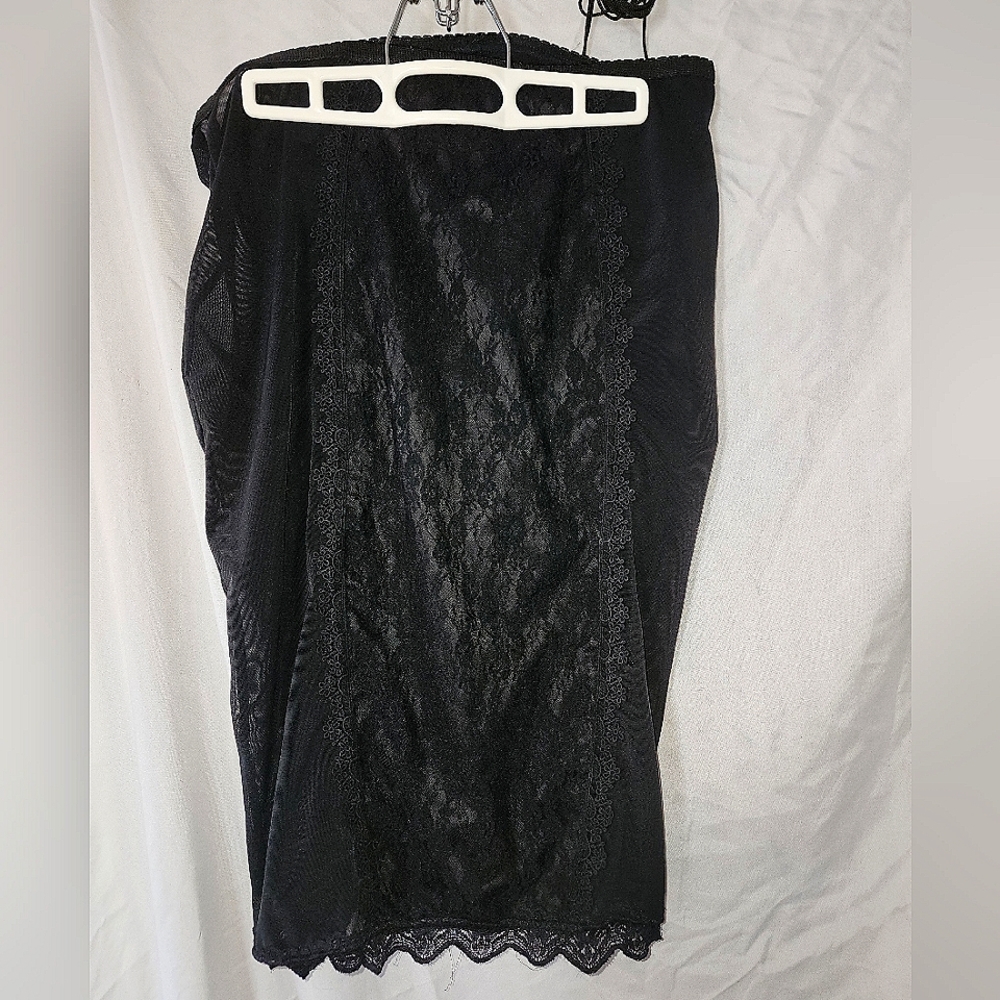 Sheer lace-up Black Betty Page skirt sz xl